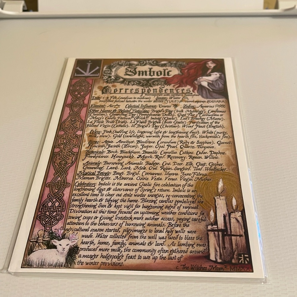 Witches Moon Imbolc Artwork